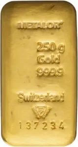 250g Gold Bar